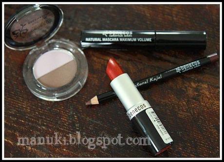 Review Benecos: Natural Kajal Marrone e Natural Lipstick Dark Red