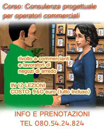 Corso di consulenza progettuale per Operatori Commerciali (settore casa) a Bari