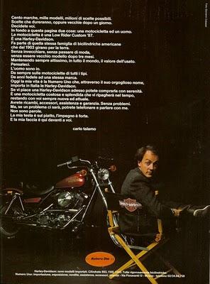Pubblicità H-D Low Rider Custom 1987