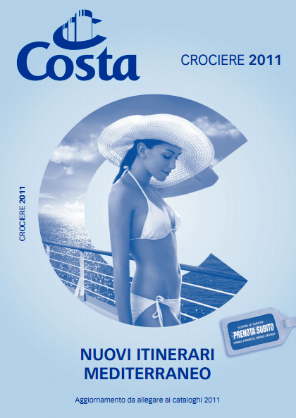 Crociere Costa nel Mediterraneo: disponibile online nuovo fascicolo di aggiornamento.