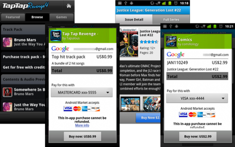 android in app billing 600x376 Android, arrivano i pagamenti In App