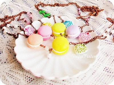 Oh la la! Macarons parisiens necklaces