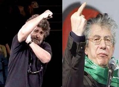 Che differenza c'è fra Beppe Grillo e Umberto Bossi?