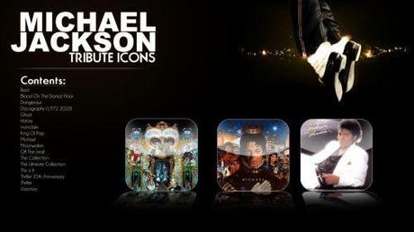 17 icone desktop con tema Michael Jackson