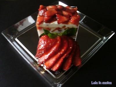 fragole e ricotta alla cannella