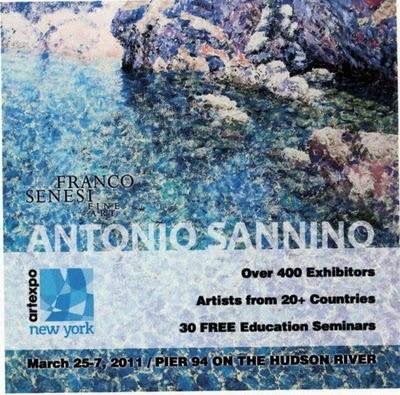 Arte: Pittura; Franco Senesi Fine Art espone le ultime opere di Antonio Sannino a New York