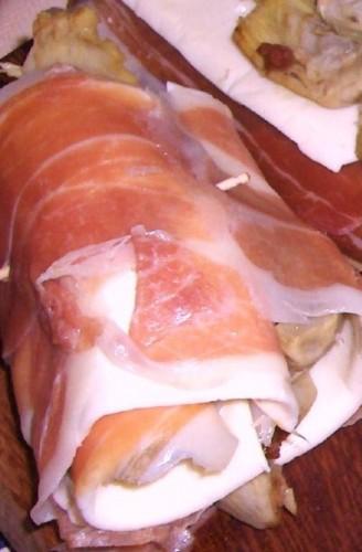 Involtini di prosciutto crudo di Parma & carciofi