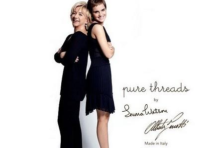 Pure threads la collection di Emma Watson per Alberta Ferretti