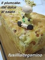 Plumcake salato con peperoni e cipollotti