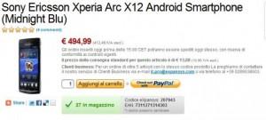 Xperia Arc 300x135 Xperia Arc, su Expansys a 504€
