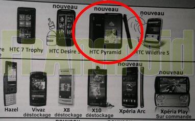 Nuove info e tante immagini per l’ Htc Pyramid