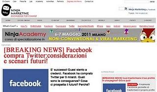 Incredibile: Facebook compra Twitter per 5 miliardi!