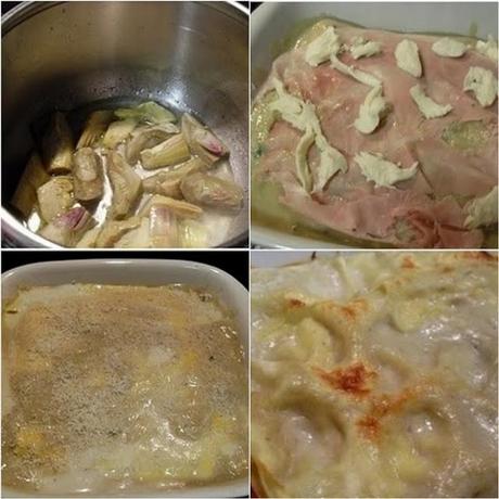 Da Lina: Lasagne ai Carciofi (precotti in Pentola a Pressione)