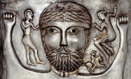 Gundestrup cauldron, part of the Celts – Art and Identity exhibition at the British Museum. Photograph John LeeNationalmuseet København Danmark