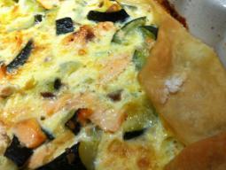 quiche al salmone