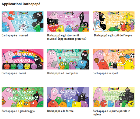 applicazioni barbapapà