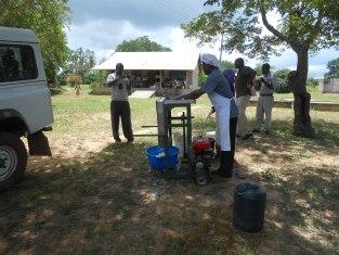 monitoring motorised chipper tsangalaweni 02-12-15