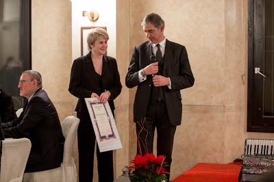 CERVESINA (pv). Cena di Natale di Confindustria Pavia e premio a Claudio Aggio al Castello di S.Gaudenzio.