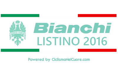 Bianchi - Listino prezzi 2016