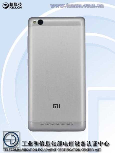 Xiaomi Redmi 3 TENAA