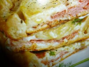 tatin  al prosciutto