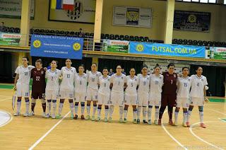 Nazionale italiana di futsal femminile nell'amichevole in Ucraina
