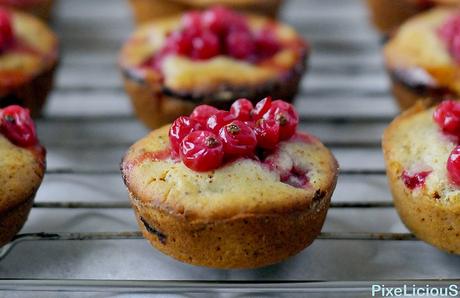 Muffins al Limone con Ribes e Vaniglia