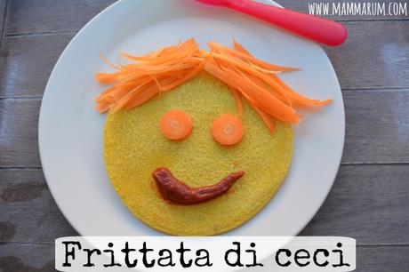 Frittata di ceci per bambini per bambini