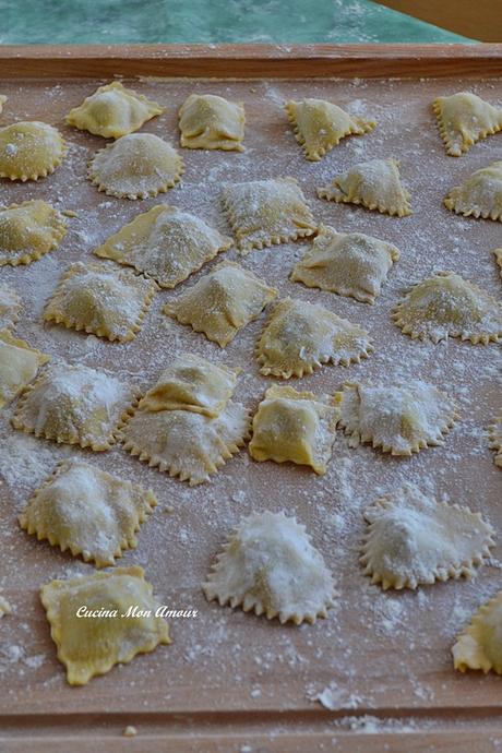 Ravioli di Patate Carciofi e Menta Romana