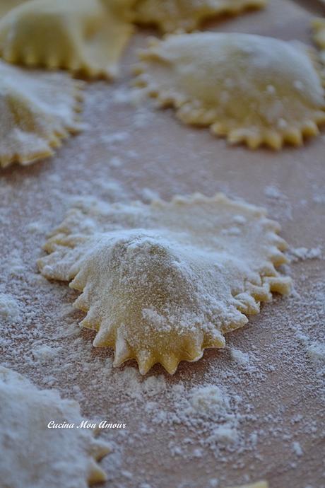 Ravioli di Patate Carciofi e Menta Romana