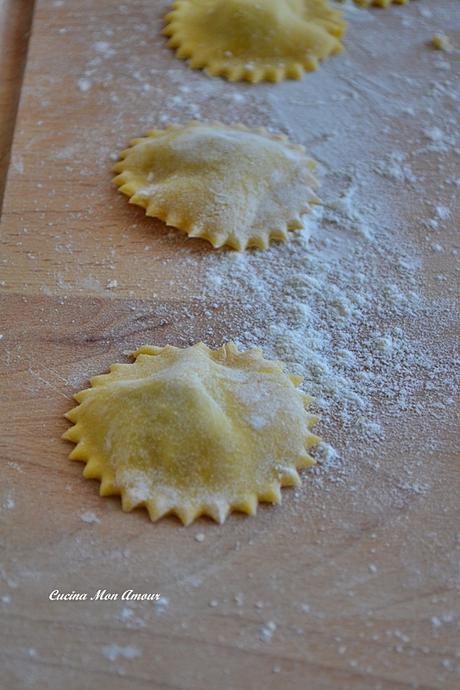 Ravioli di Patate Carciofi e Menta Romana