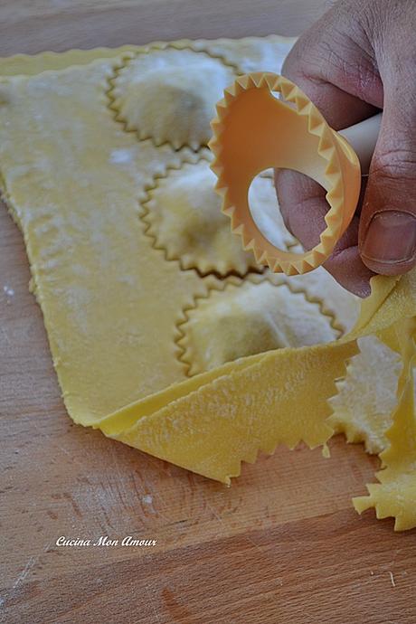 Ravioli di Patate Carciofi e Menta Romana