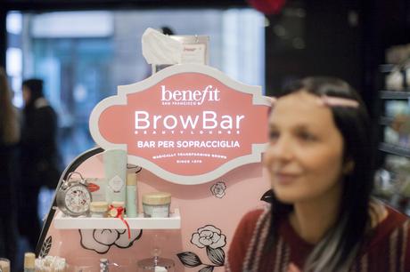 Benefit Brow Bar a Lucca, Sandra Bacci , prima del servizio