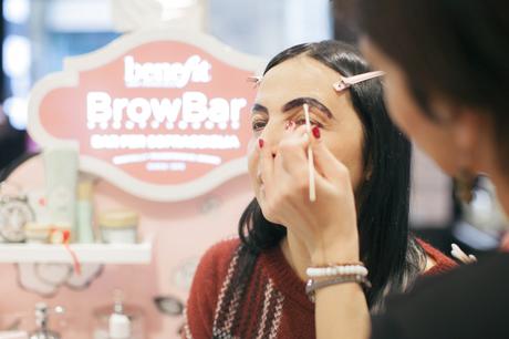 Benefit Brow Bar a Lucca, tintura sopracciglia, Sandra Bacci 