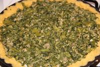 Crostata di polenta con broccoletti e salsiccia