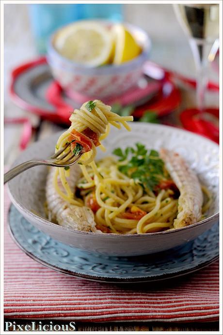 Spaghetti alla Chitarra con Cicale di Mare