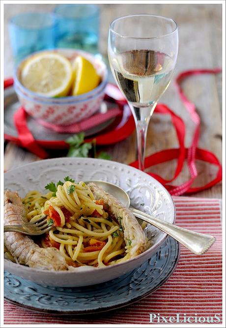 Spaghetti alla Chitarra con Cicale di Mare