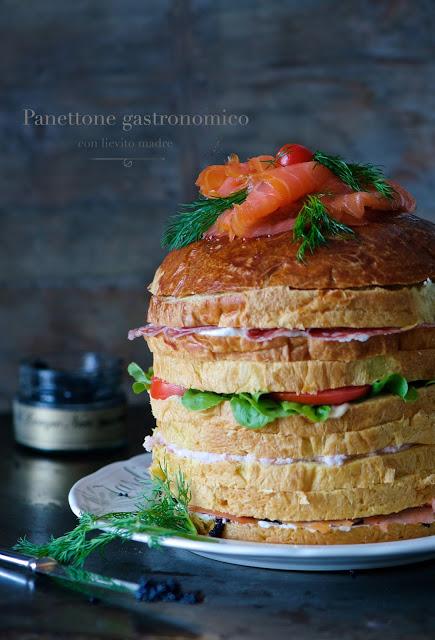 Panettone gastronomico con lievito madre