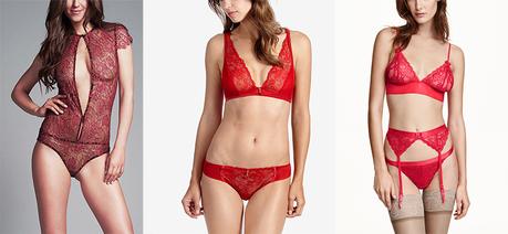 RED LINGERIE FOR A LUCKY NEW YEAR'S EVE