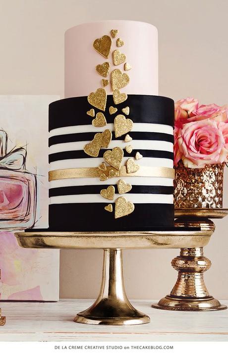 Black&gold per la wedding cake di fine anno