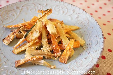 La Friggitoria - Frittura di Nastri di Verdure Miste di Stagione or Fried Veggie Stripes