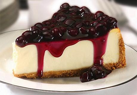 Cheesecake ai mirtilli: immediato apporto di energia