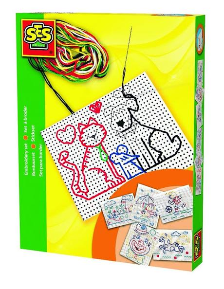 Kit creativi uncinetto cucito maglia ricamo per bambini