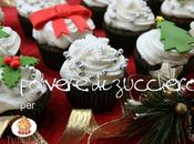ricette delle feste: tutorial cupcake cioccolato crema burro decorazioni pasta zucchero