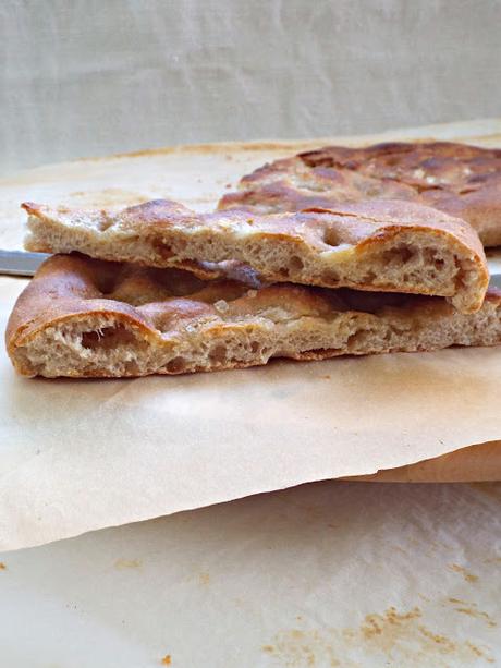 Focaccia genovese a lievitazione naturale