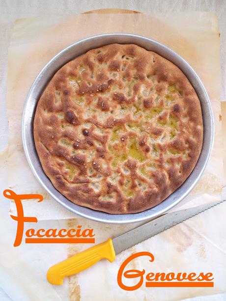 Focaccia genovese a lievitazione naturale