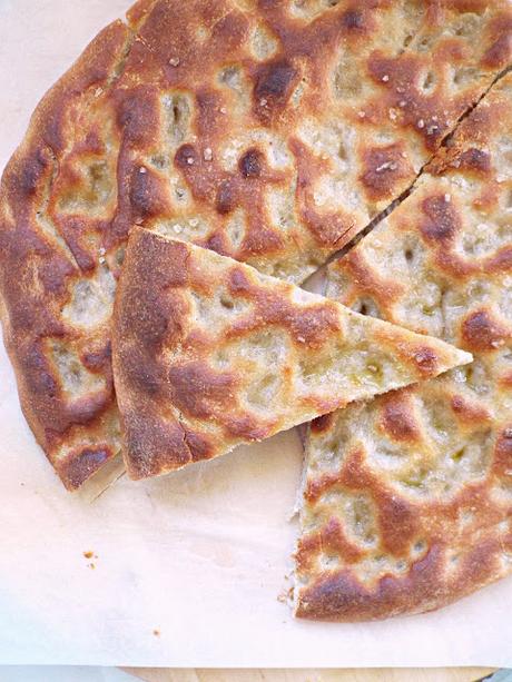 Focaccia genovese a lievitazione naturale