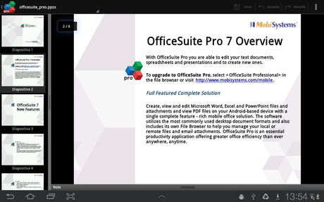 OfficeSuite 8 Pro + PDF v.8.5.4630 APK Download per Android