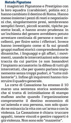 L'ultimo post dell'anno lo dedichiamo all'uomo dell'anno per Roma: Giuseppe Pignatone