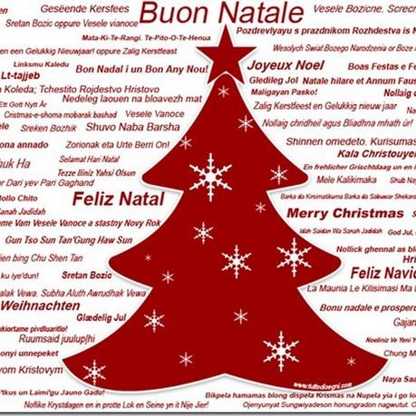 Auguri di Buon Natale in tutte le lingue del mondo